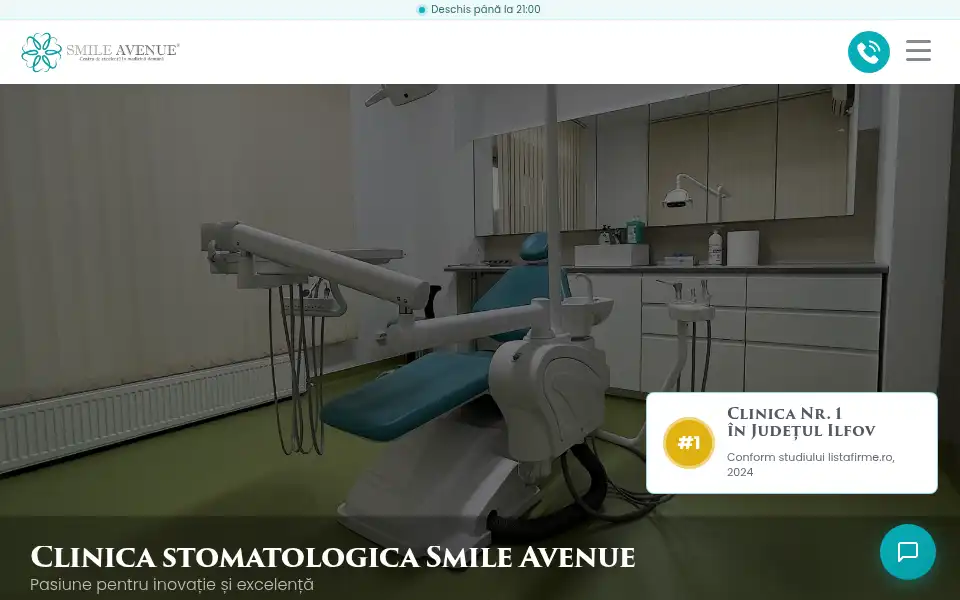 Screenshot of smileavenue.ro