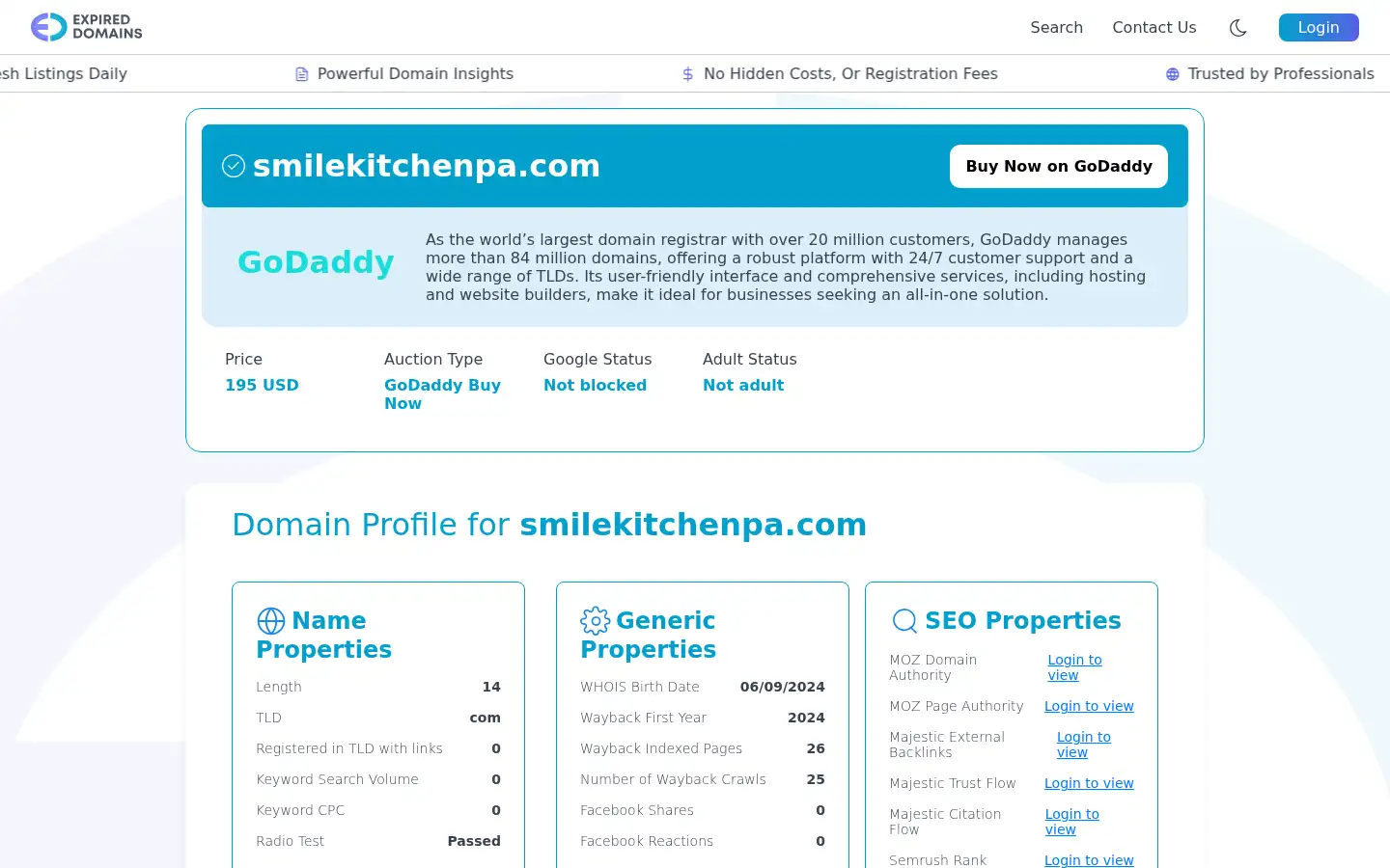 Screenshot of smilekitchenpa.com