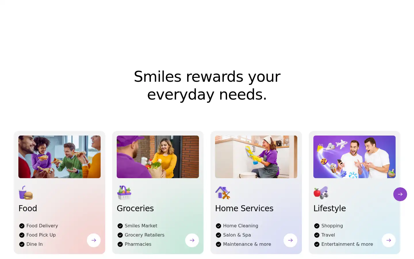 Screenshot of smiles.ae