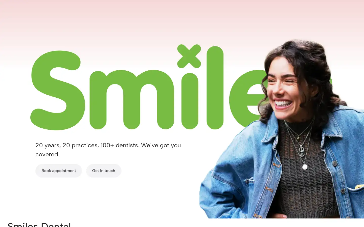 Screenshot of smiles.ie
