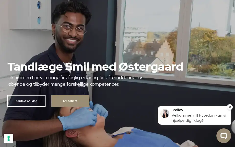 Screenshot of smilmedos.dk