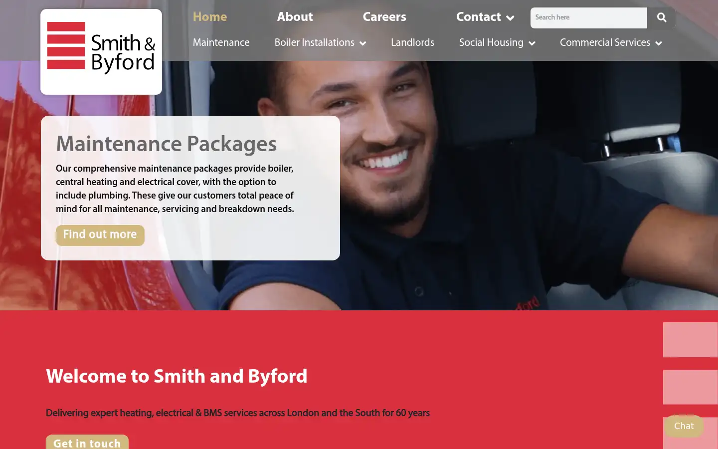 Screenshot of smithandbyford.com