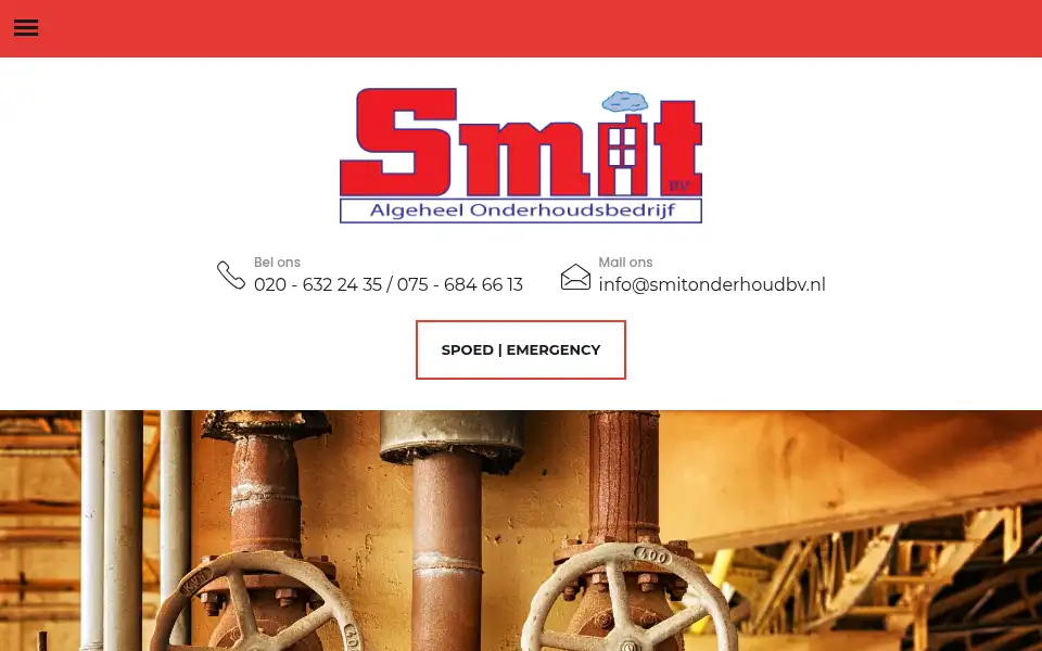 Screenshot of smitonderhoudbv.nl
