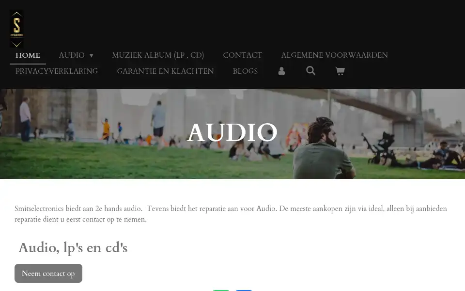 Screenshot of smitselectronics.nl