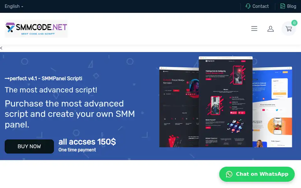 Screenshot of smmcode.net