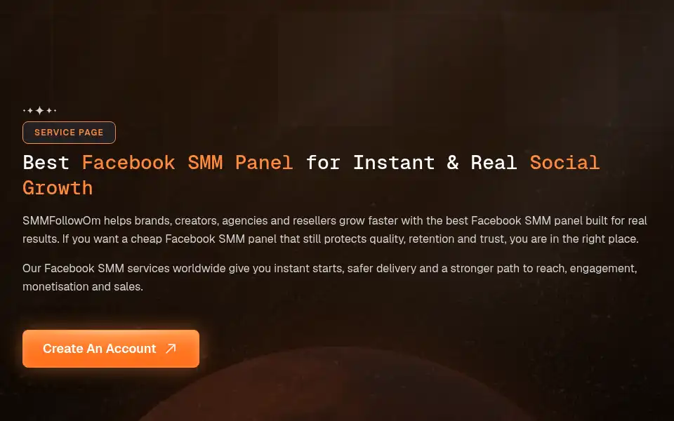 Screenshot of smmfollowom.com