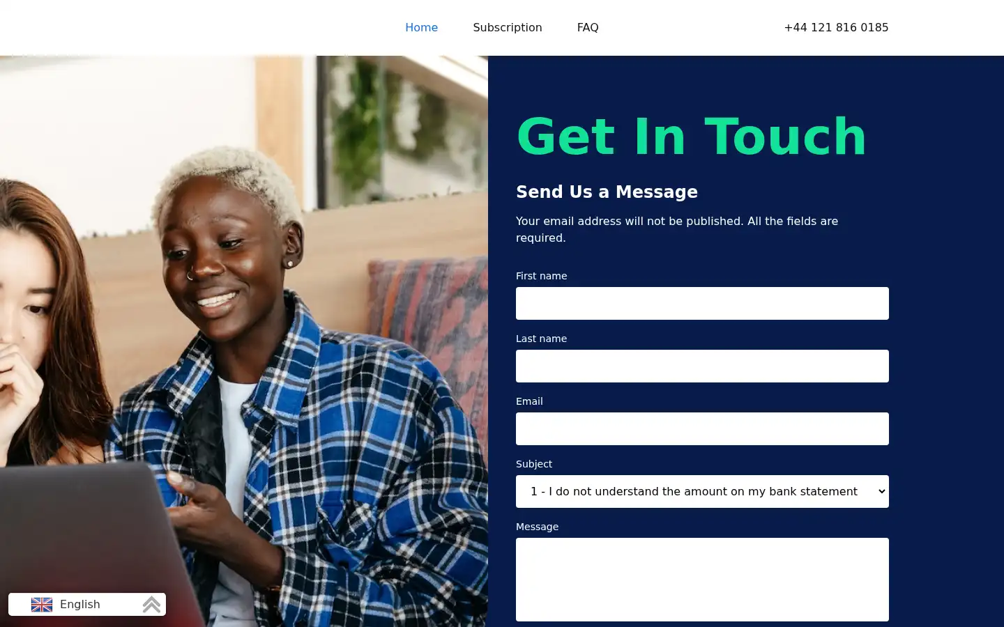Screenshot of smmnnjas.com