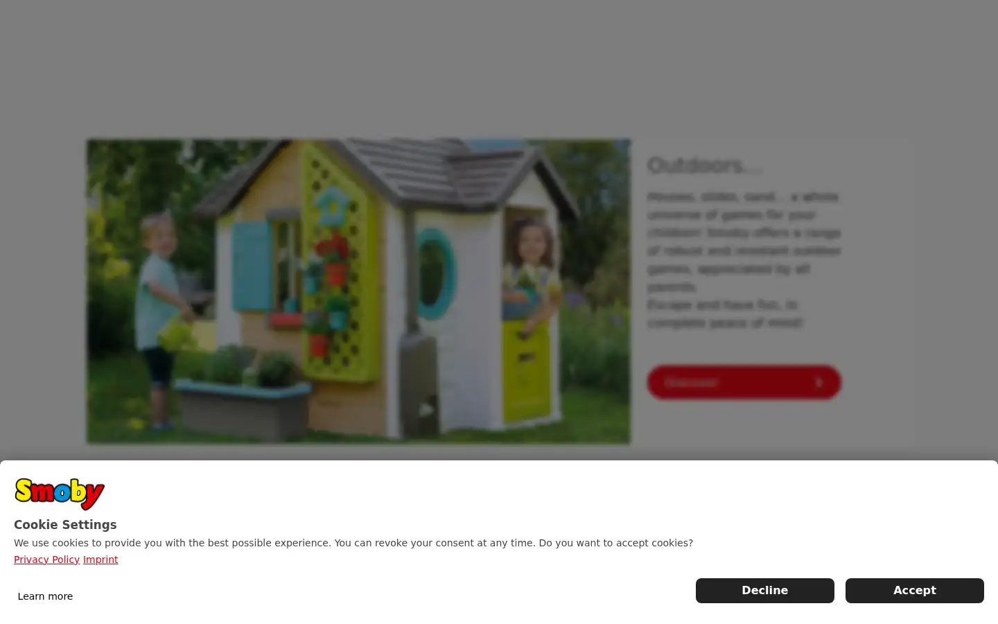 Screenshot of smoby.com