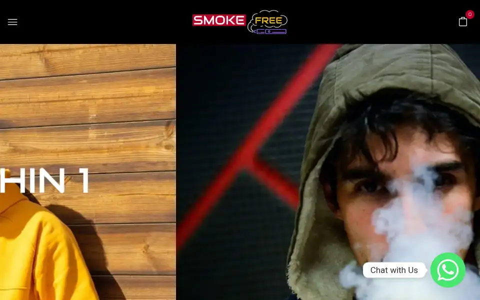Screenshot of smokefree.net