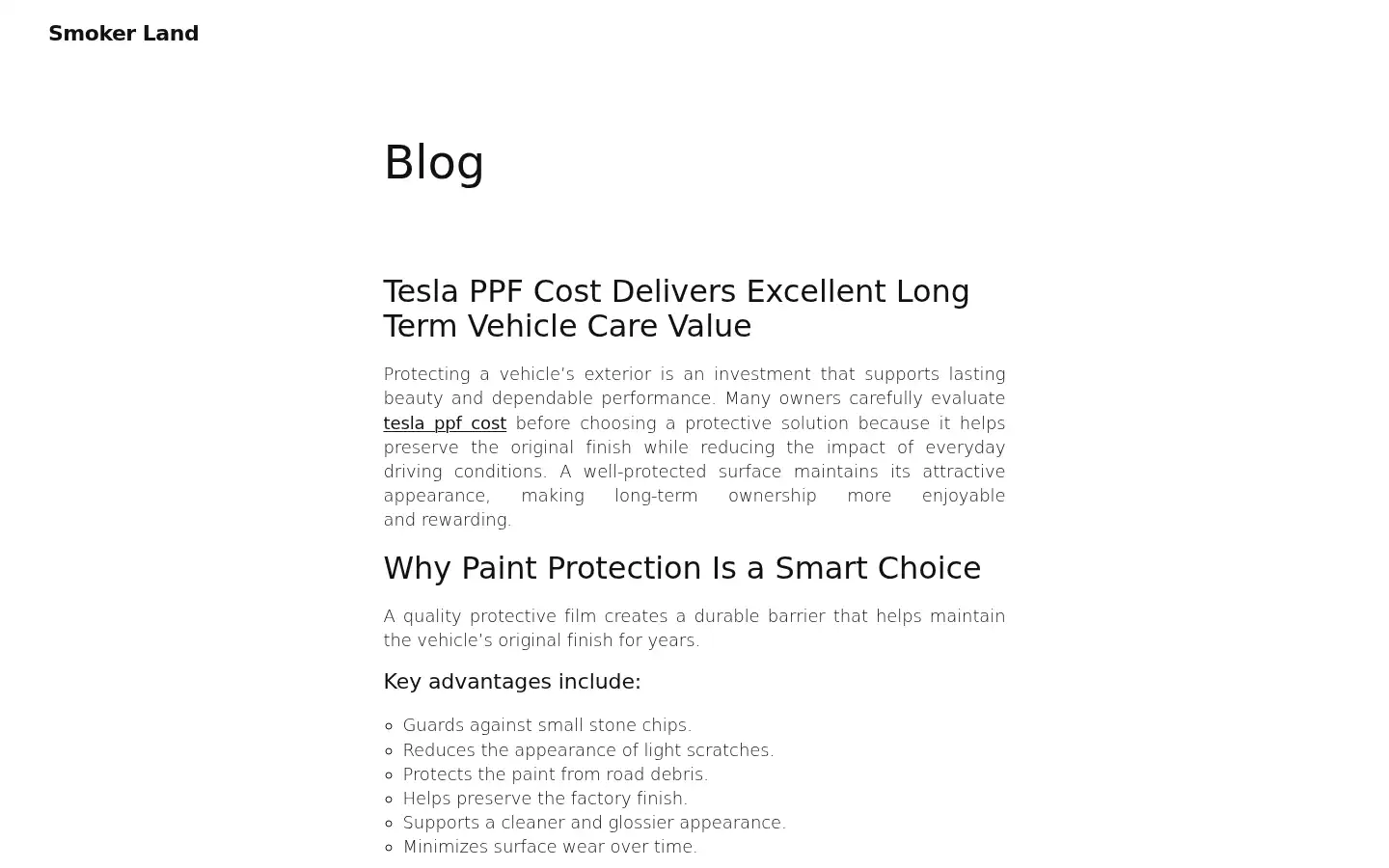 Screenshot of smokerland.net