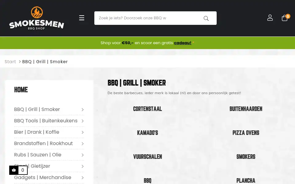 Screenshot of smokesmen.shop
