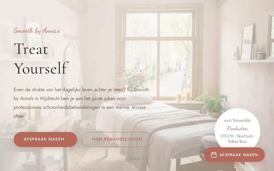 Screenshot of smoothbyannas.nl