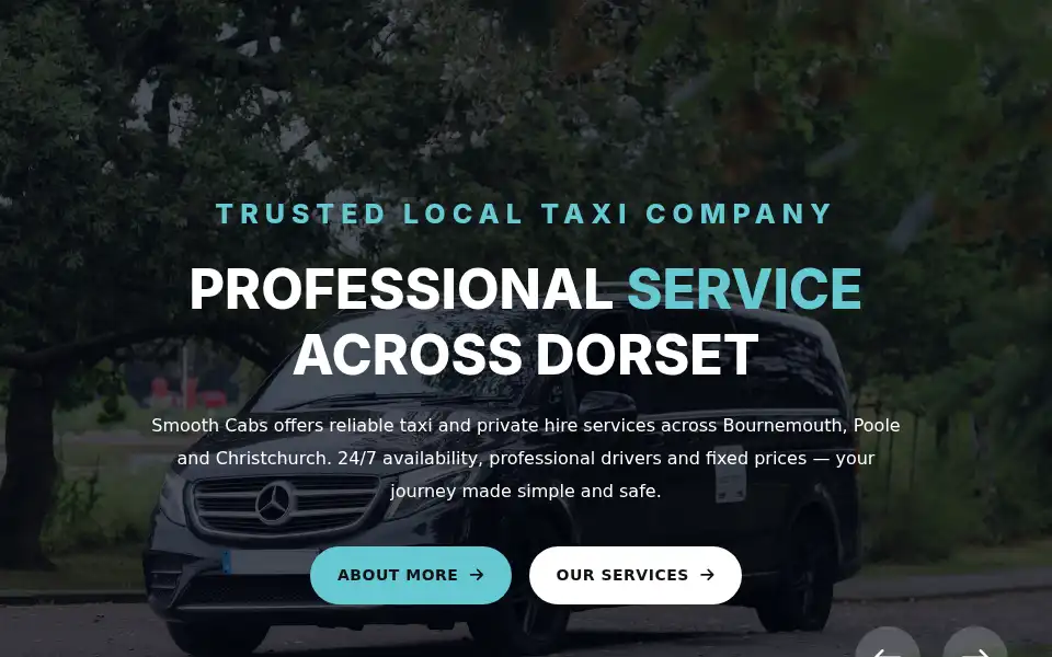 Screenshot of smoothcabs.co.uk