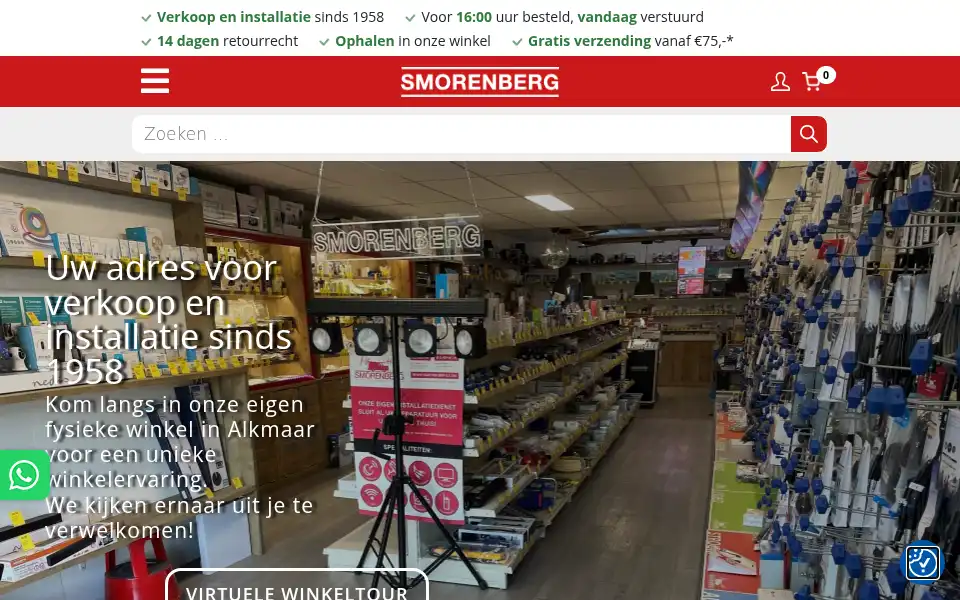 Screenshot of smorenberg.com