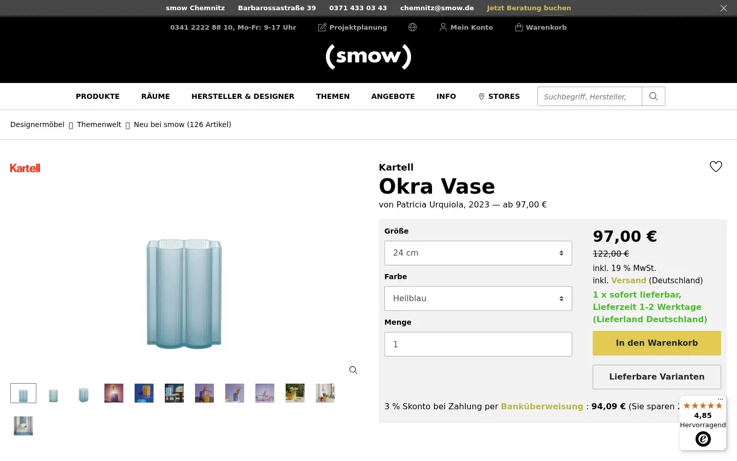 Screenshot of smow.de