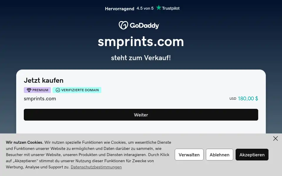 Screenshot of smprints.com
