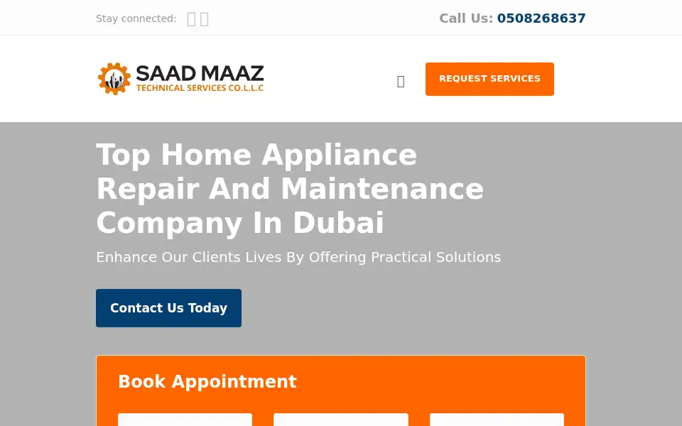 Screenshot of smrepairing.com