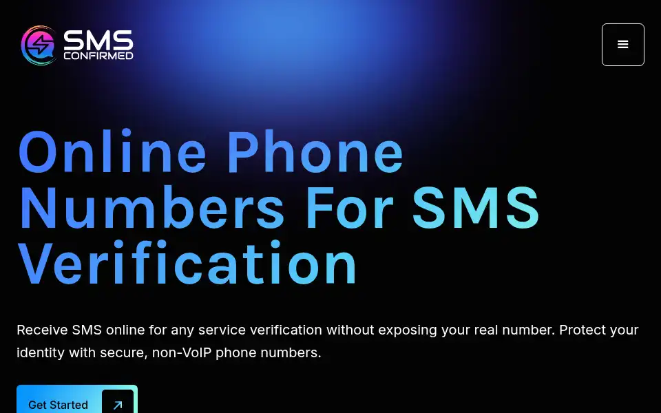 Screenshot of smsconfirmed.com