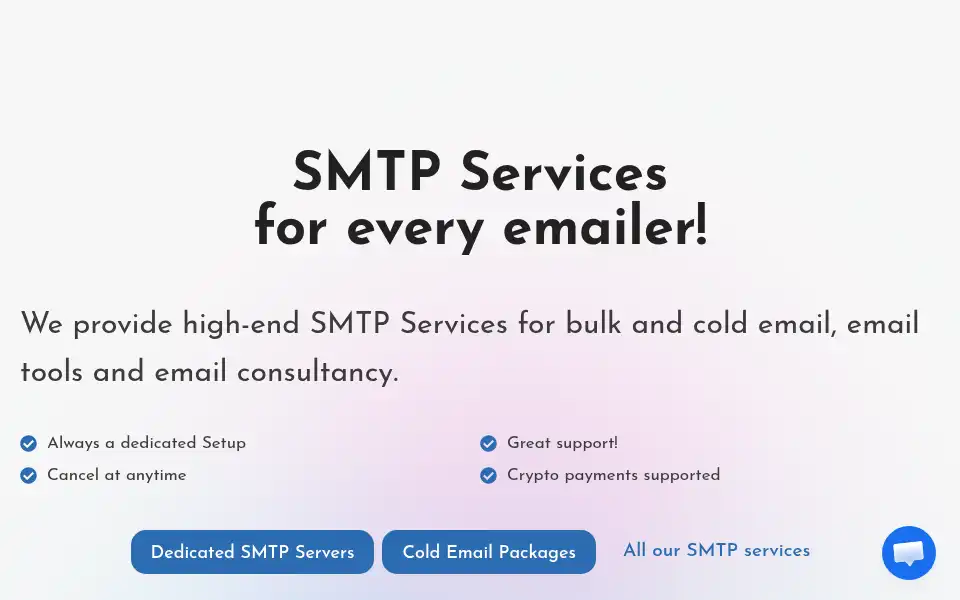 Screenshot of smtp-service.net