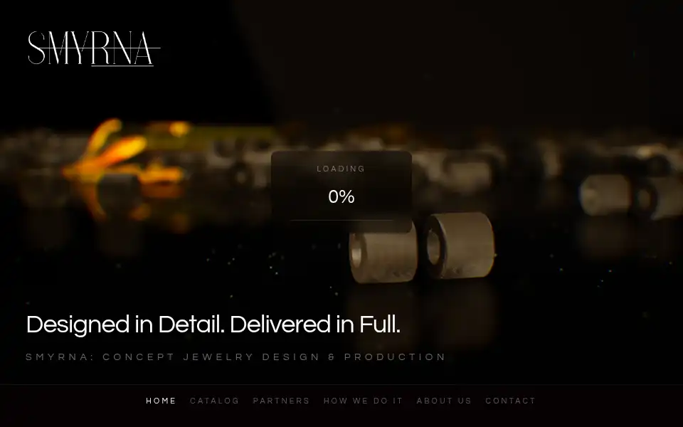 Screenshot of smyrnajewelry.com