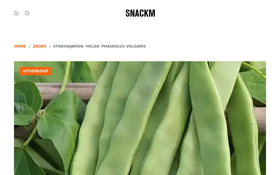 Screenshot of snacksenmeer.com