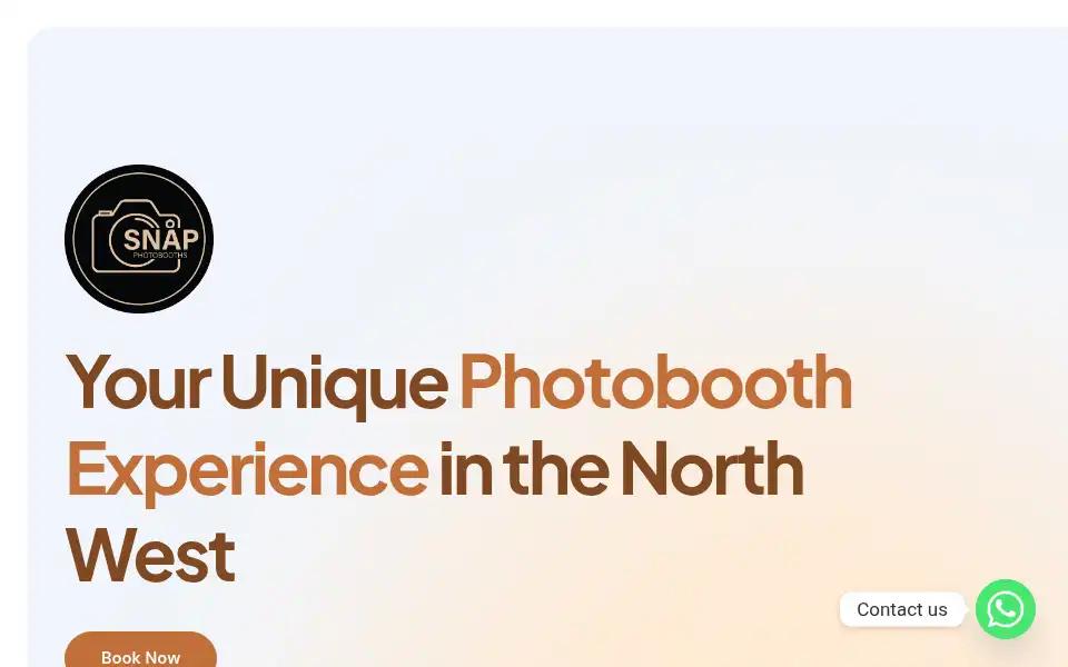 Screenshot of snap-photobooths.co.uk