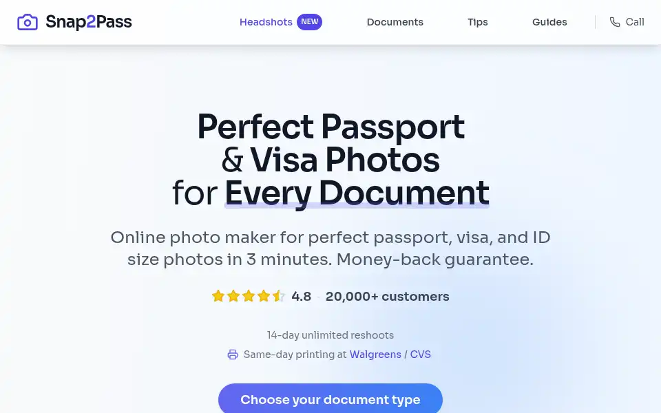 Screenshot of snap2pass.com