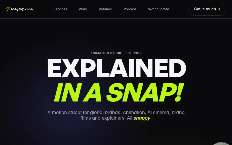 Screenshot of snappyvideo.com