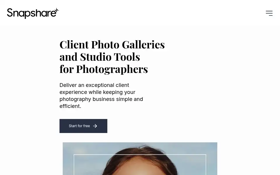 Screenshot of snapshare.ai