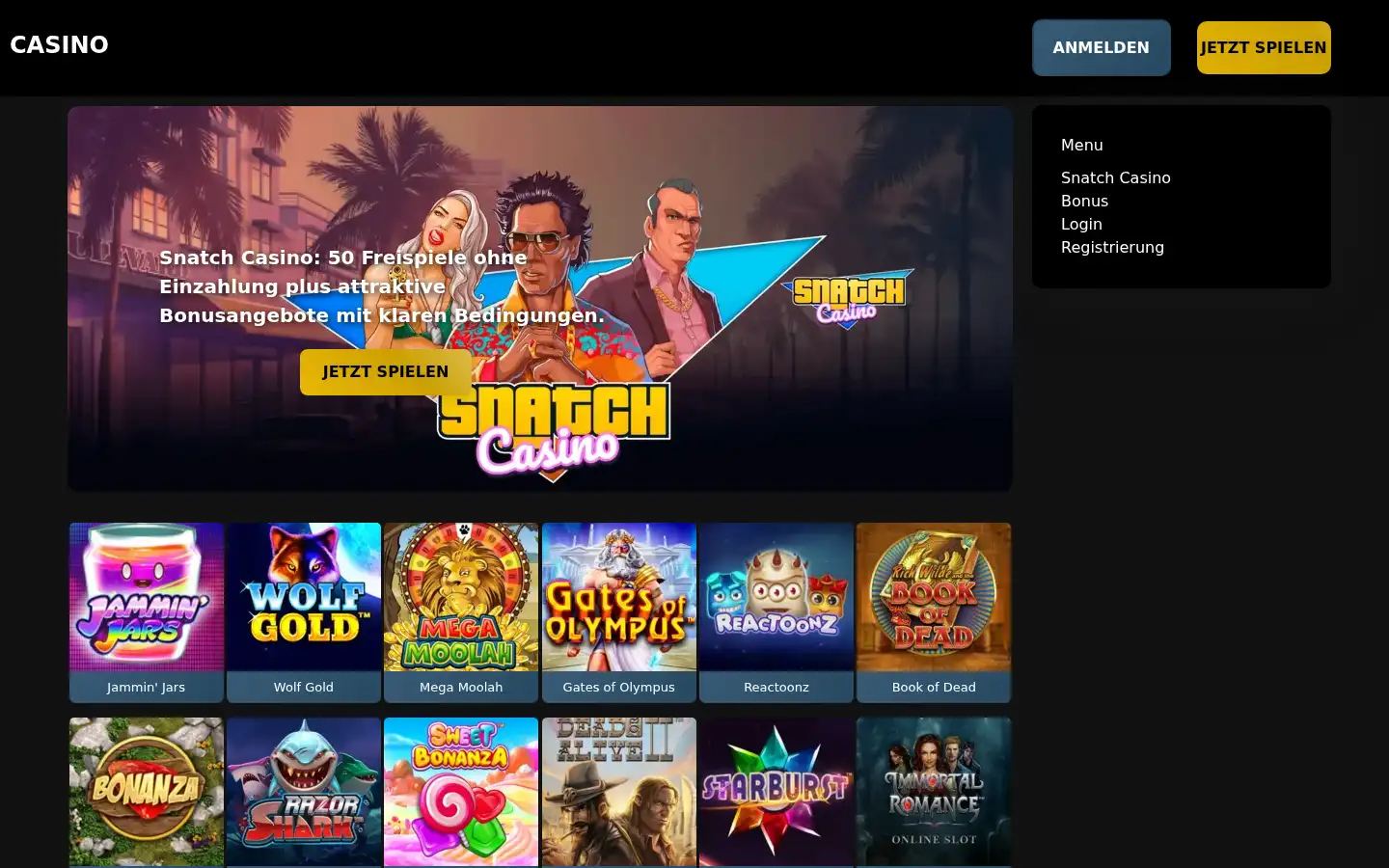 Screenshot of snatch4.com