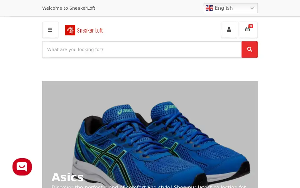 Screenshot of sneakerloft.eu