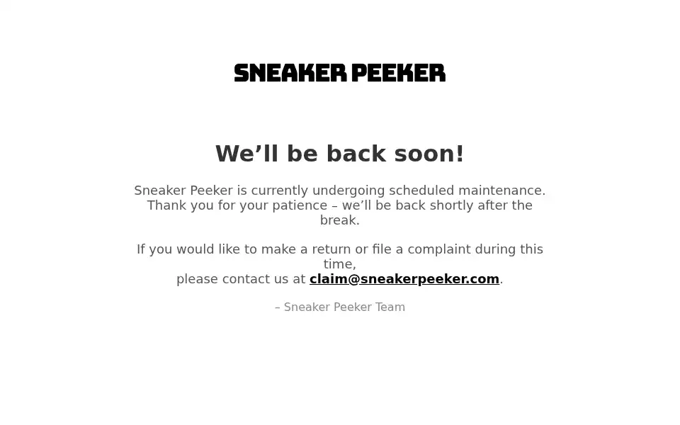 Screenshot of sneakerpeeker.nl