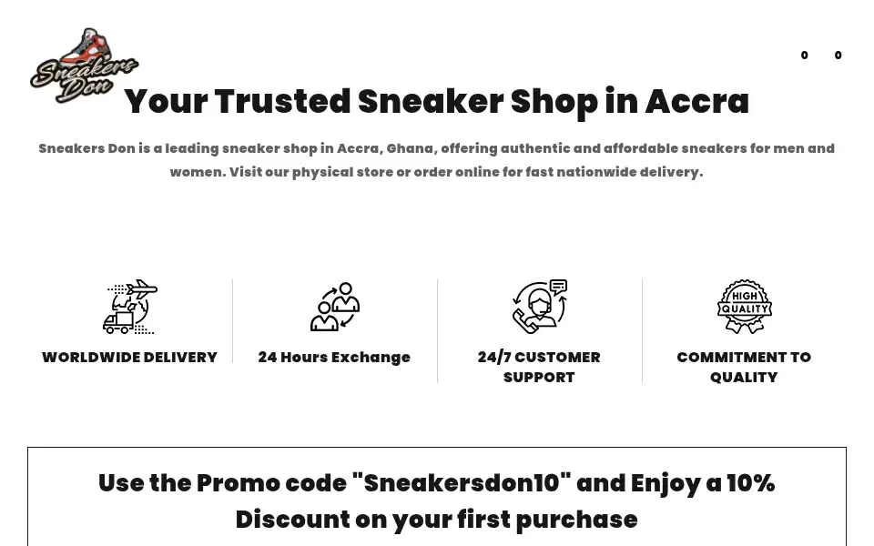 Screenshot of sneakersdon.store