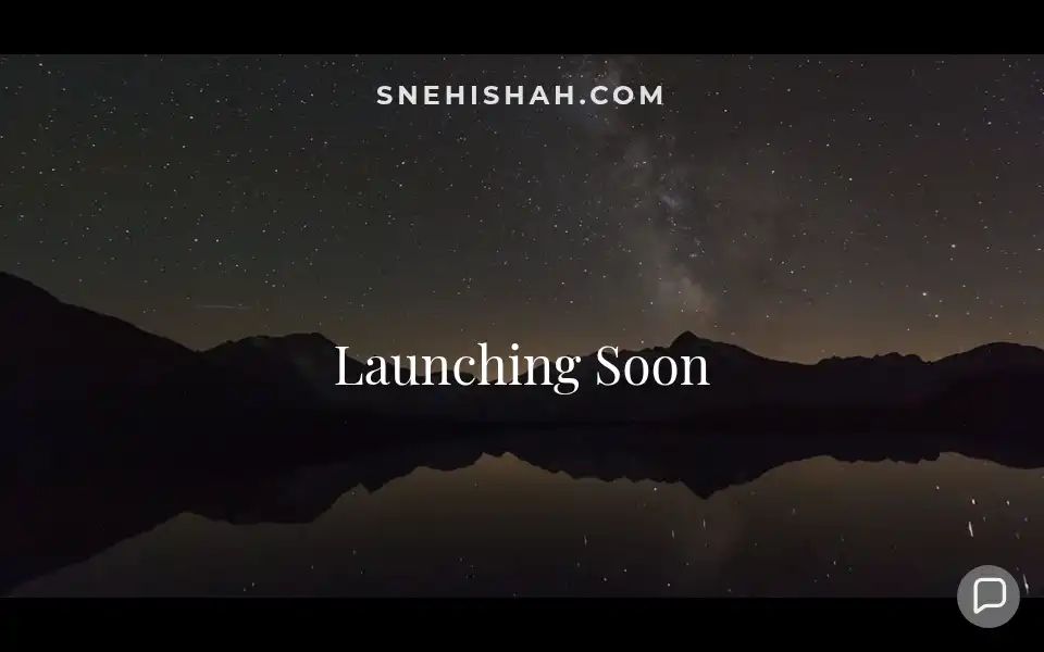 Screenshot of snehishah.com