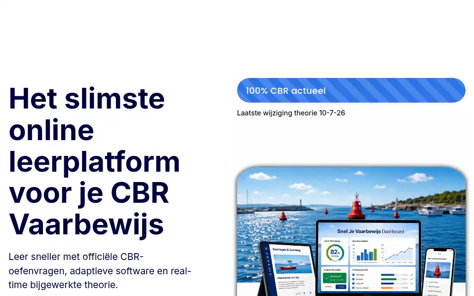 Screenshot of sneljevaarbewijs.net
