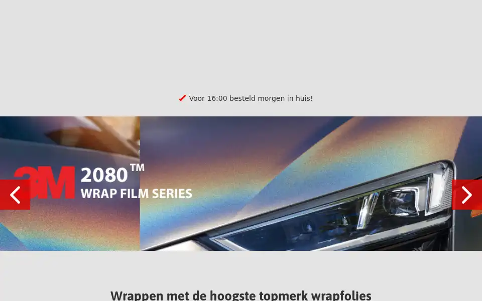Screenshot of snelwrapfolie.nl