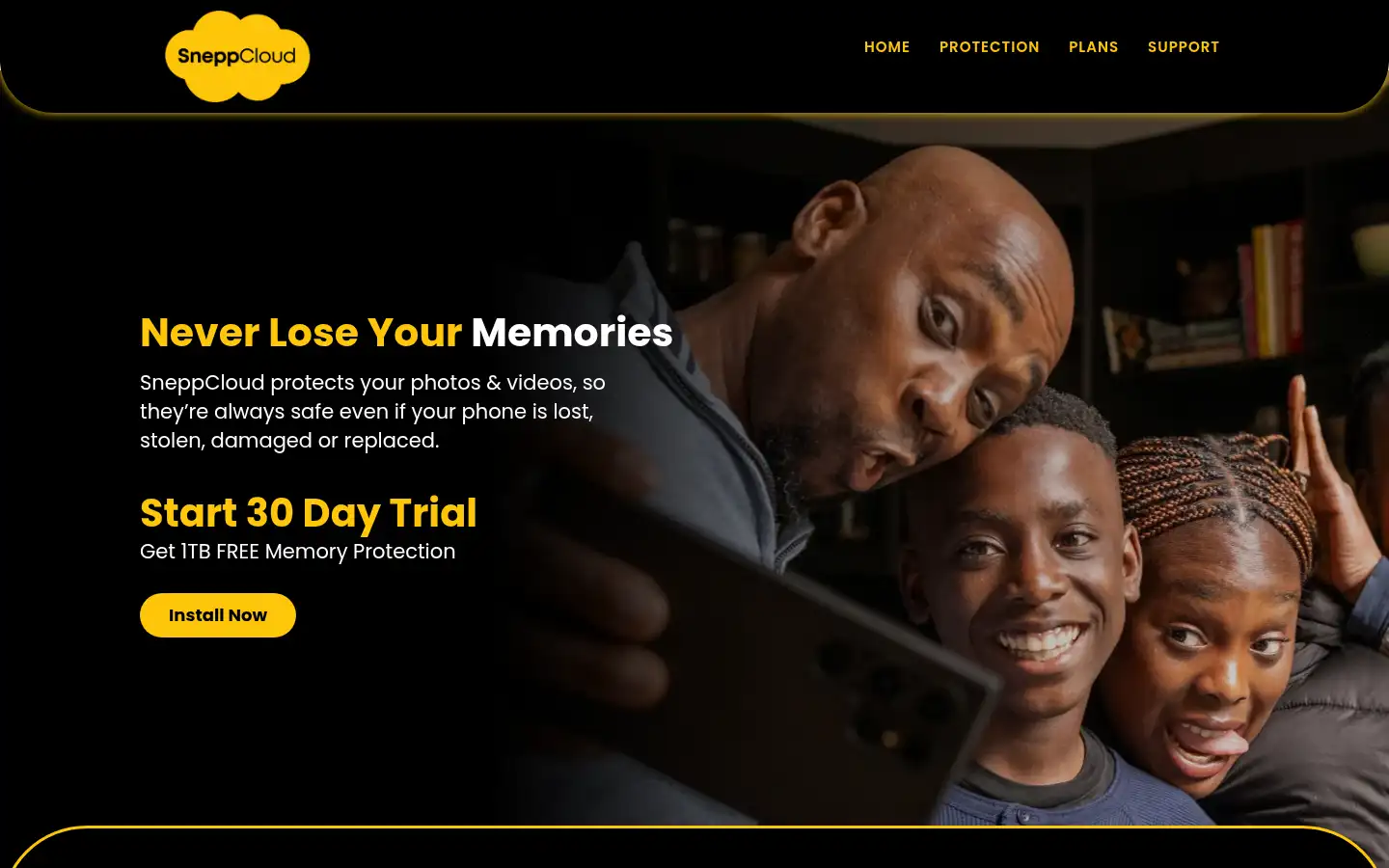 Screenshot of sneppcloud.com