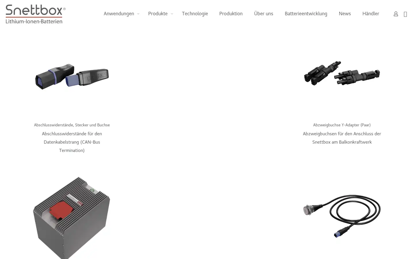 Screenshot of snettbox.de