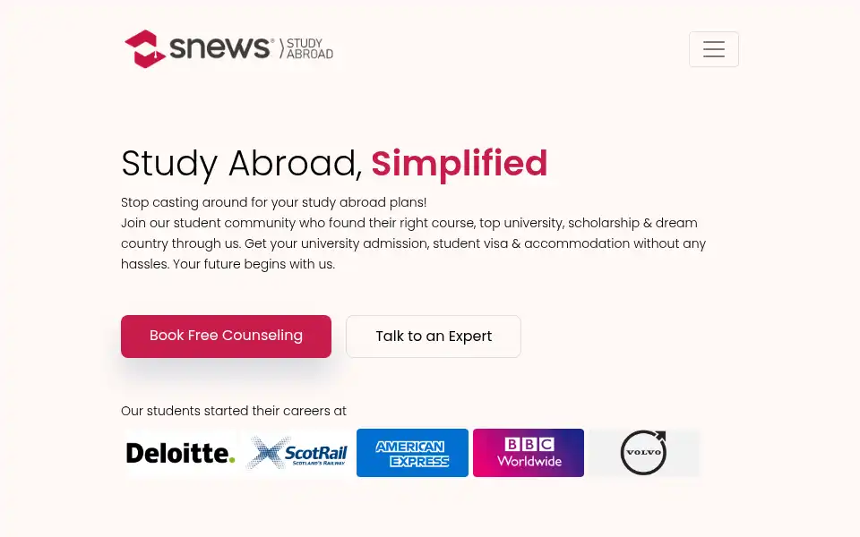 Screenshot of snewsed.com