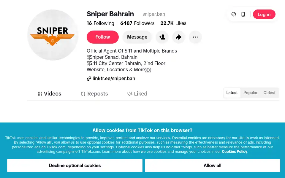 Screenshot of snipershopping.com