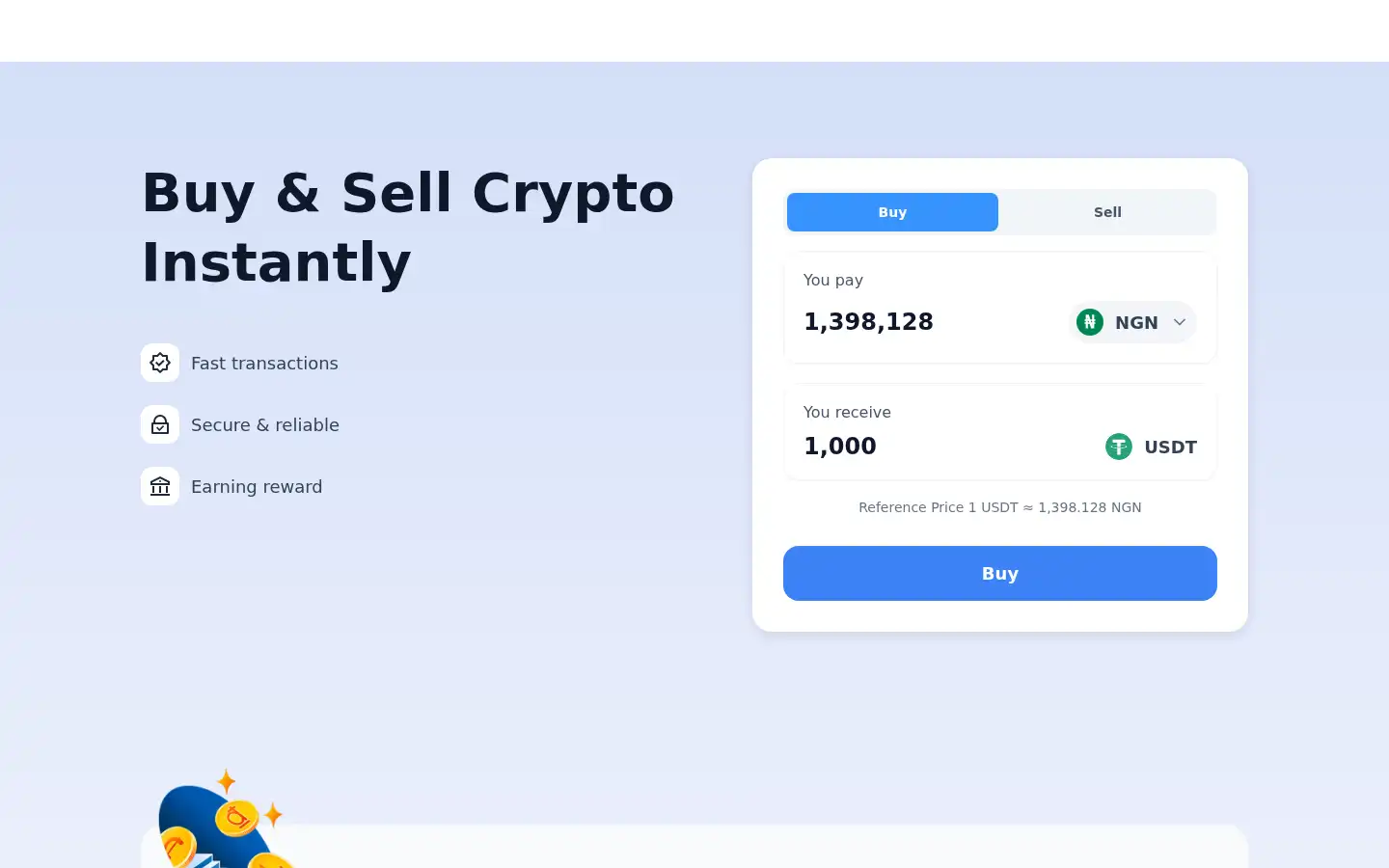 Screenshot of snow.exchange