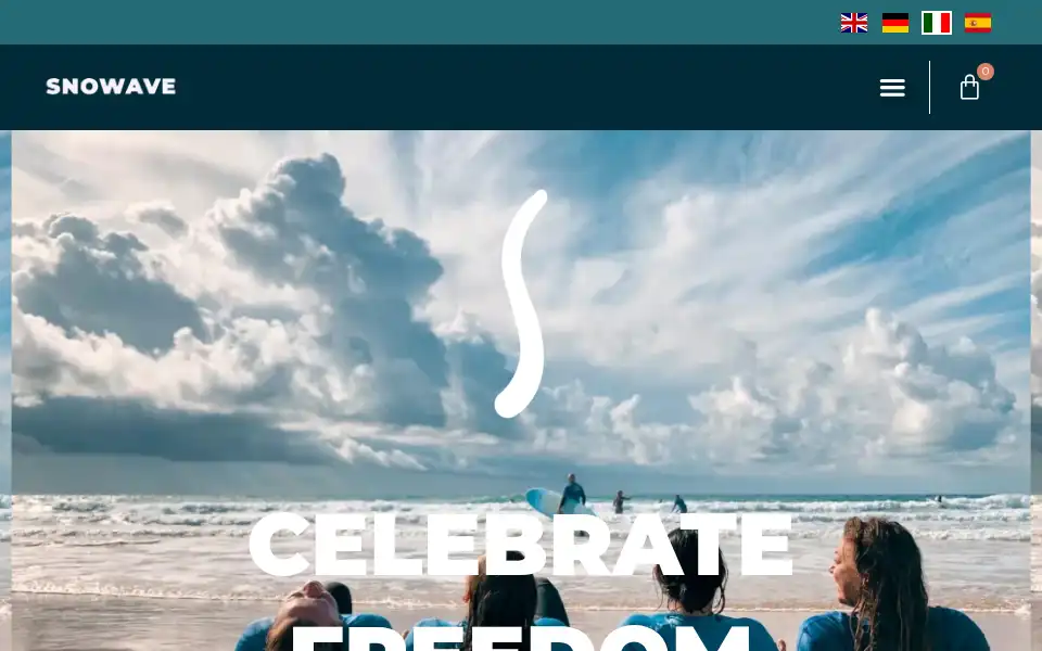 Screenshot of snowave.it