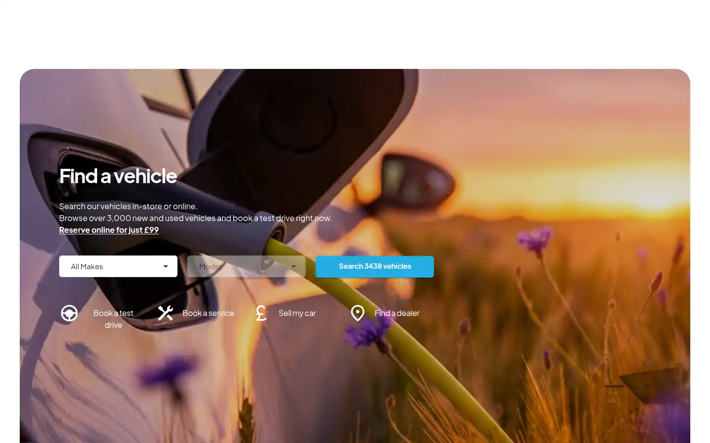 Screenshot of snows.co.uk
