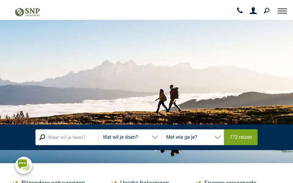 Screenshot of snp.nl
