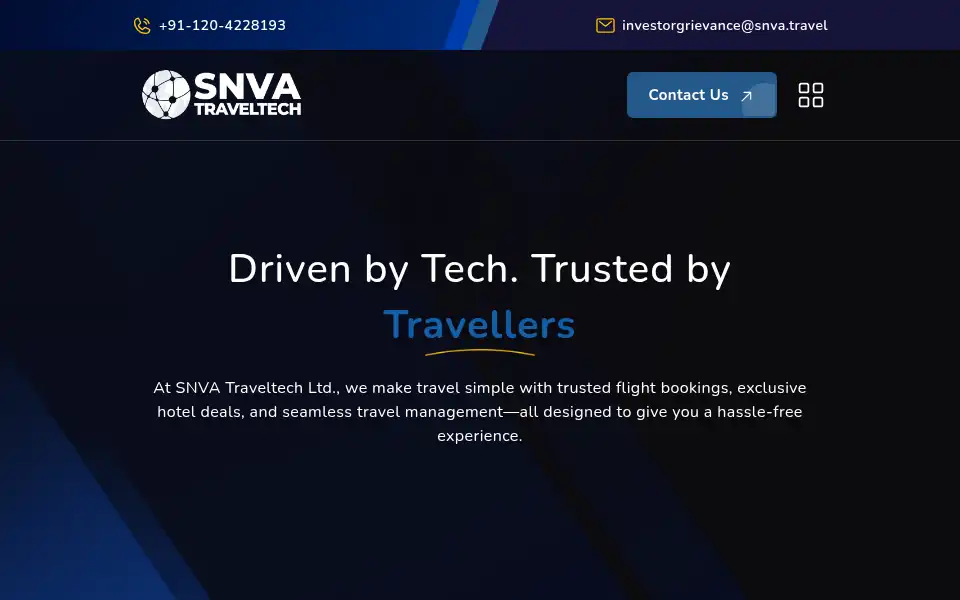 Screenshot of snva.com