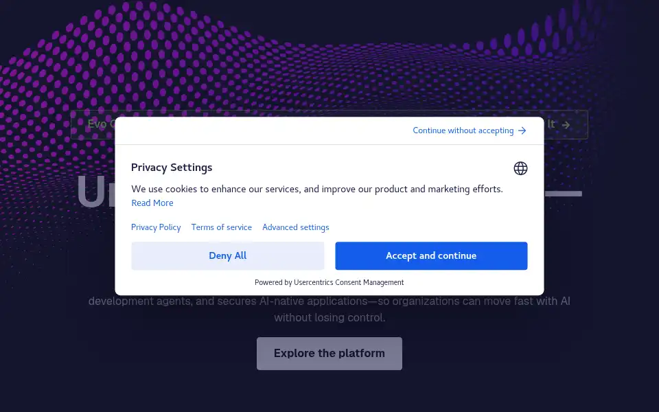 Screenshot of snyk.io