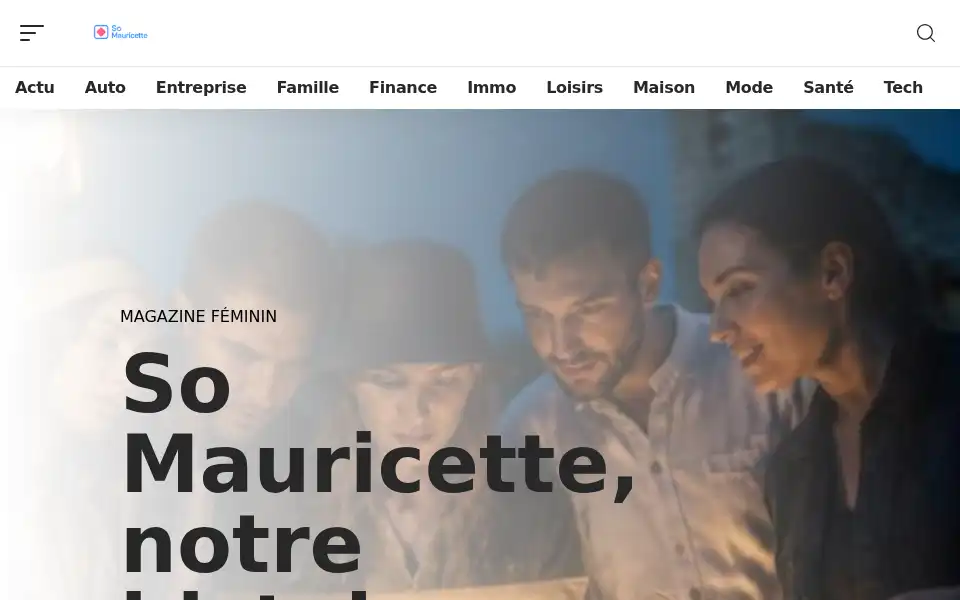 Screenshot of so-mauricette.fr