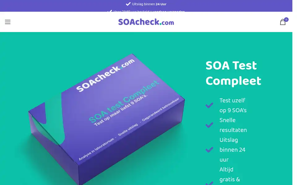 Screenshot of soacheck.com