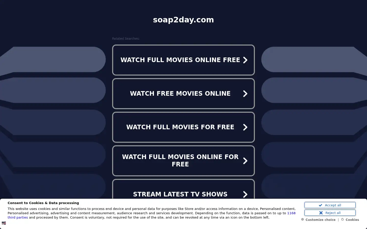 Screenshot of soap2day.com