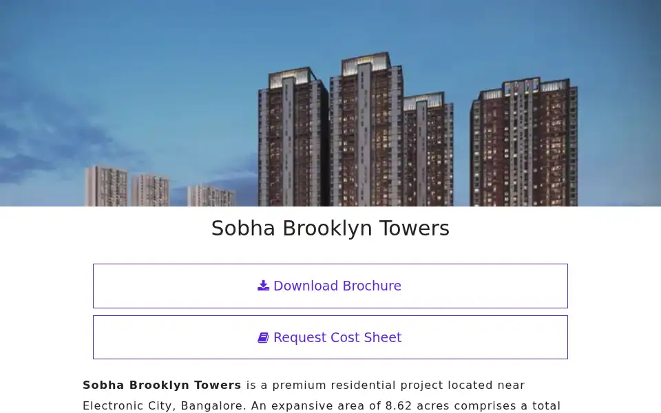 Screenshot of sobhaneopolis.org.in